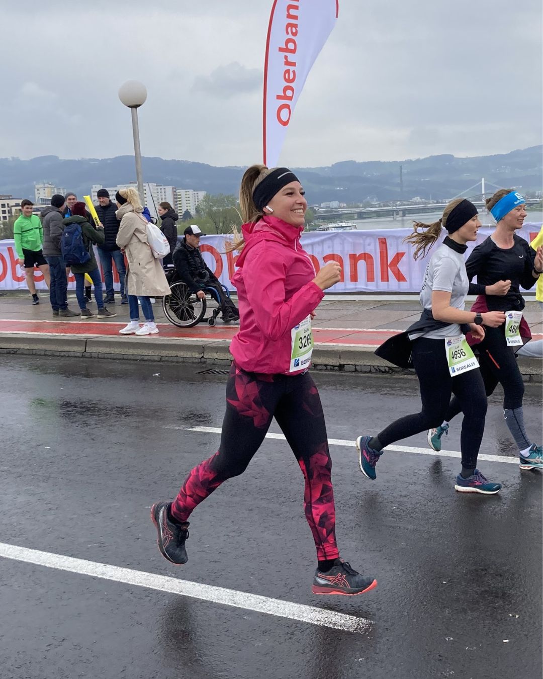 Zsófia beim Halbmarathon