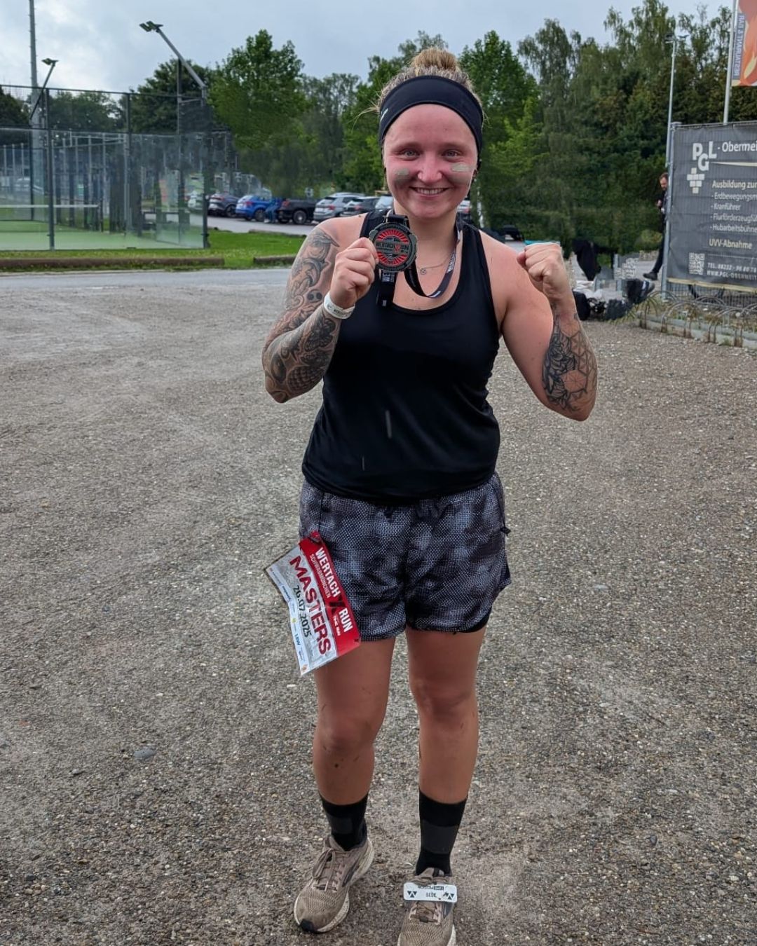 Sarah beim Wettkampf