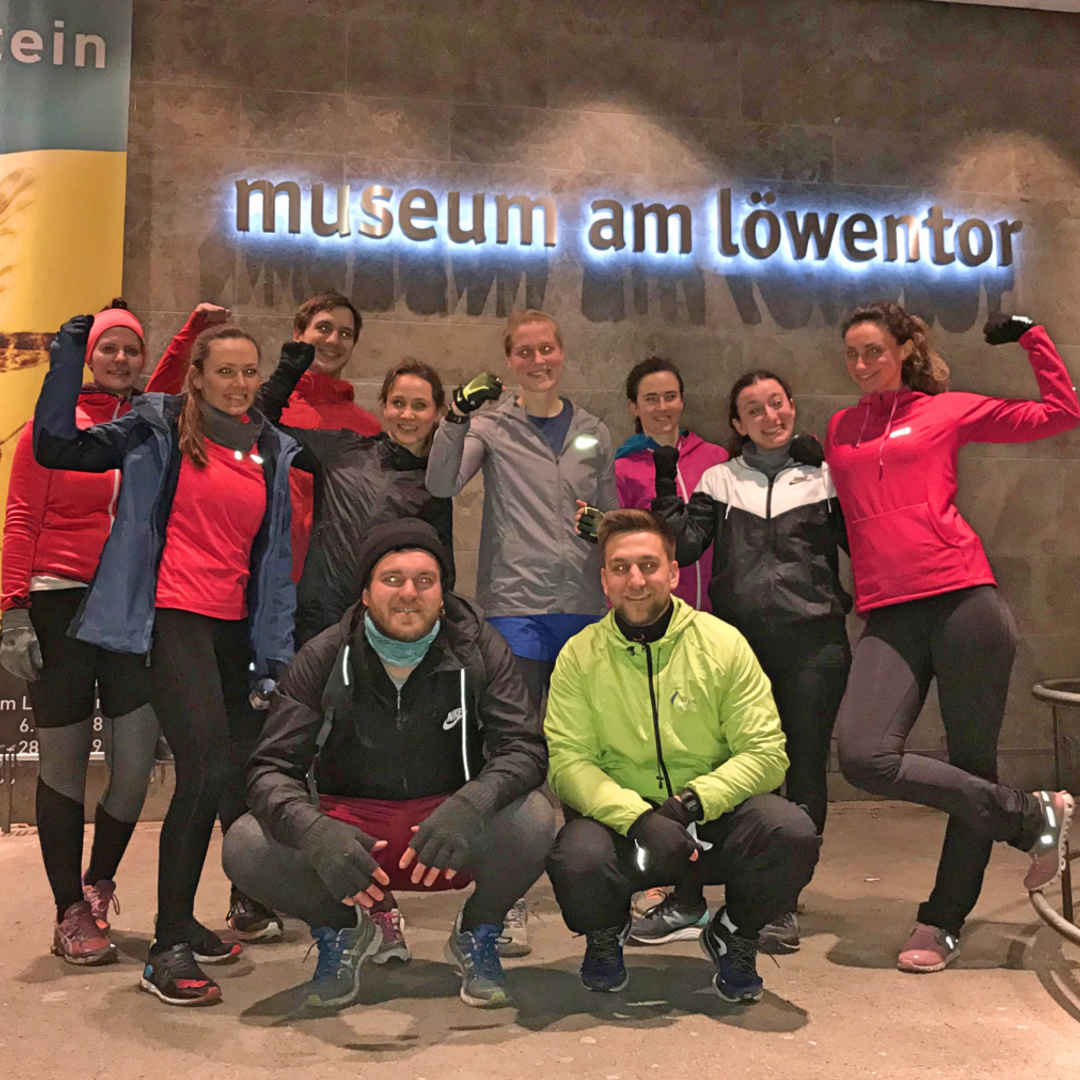 Outdoor Training in Stuttgart im Rosensteinpark.